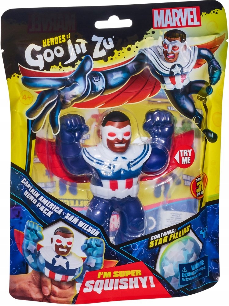 Figurka Tm Toys TMT Goojitzu Marvel Sam Wilson – Superbohater w Twoim Zasięgu