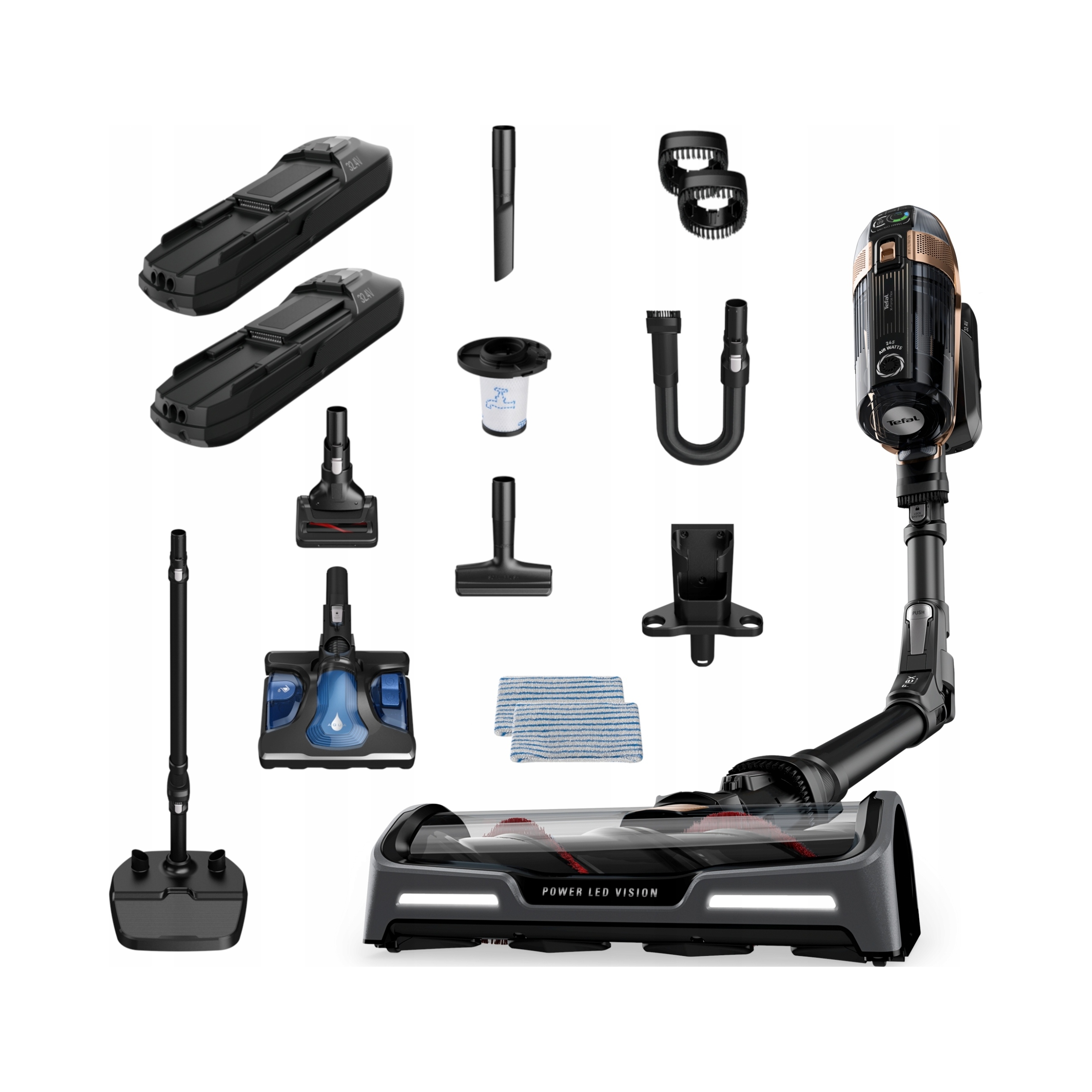 Odkurzacz bezprzewodowy Tefal X-Force Flex 15.60 Aqua – Efektywne sprzątanie w Twoim domu