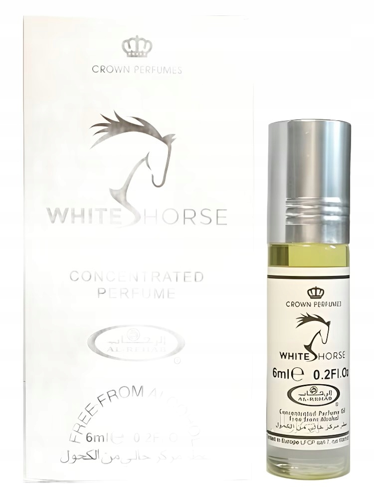 AL REHAB WHITE HORSE – Wyjątkowe arabskie perfumy w olejku roll-on 6 ml