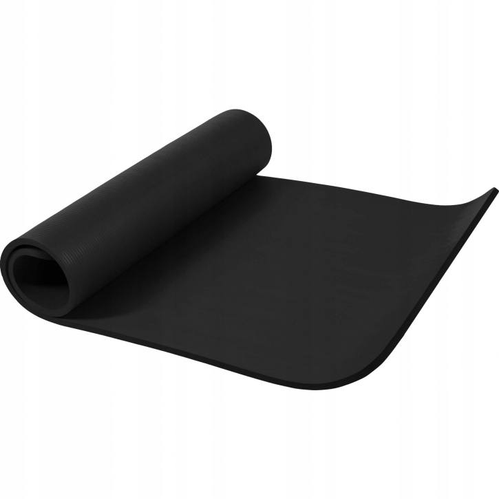 Mata do jogi duża 190x100x1,5 cm czarna – Idealna do ćwiczeń i relaksu