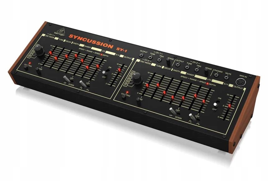 Behringer SYNCUSSION SY-1 – Klasyczny analogowy syntezator perkusyjny