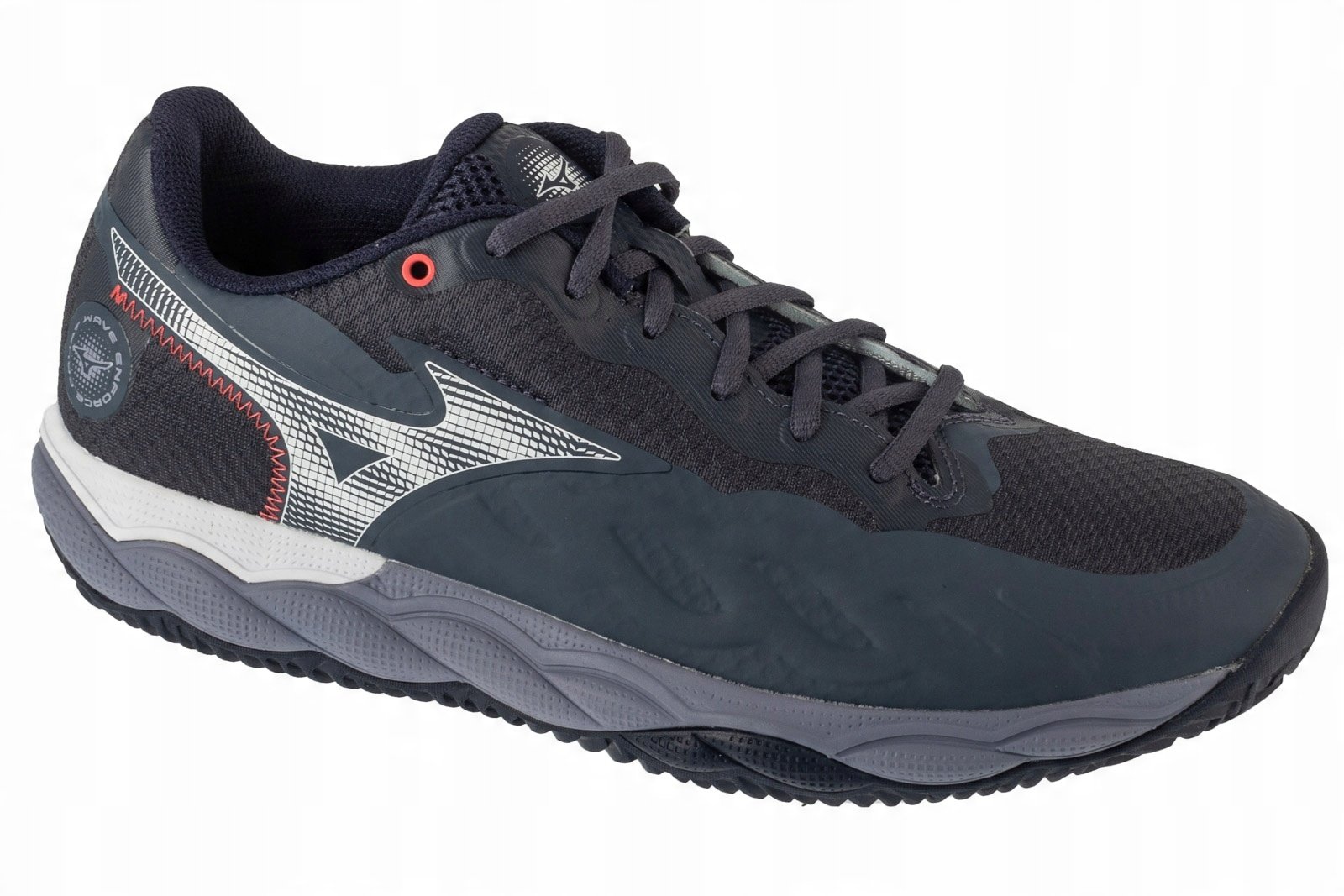 Mizuno Wave Enforce Court CC Tennis – Buty do tenisa męskie w kolorze szarym