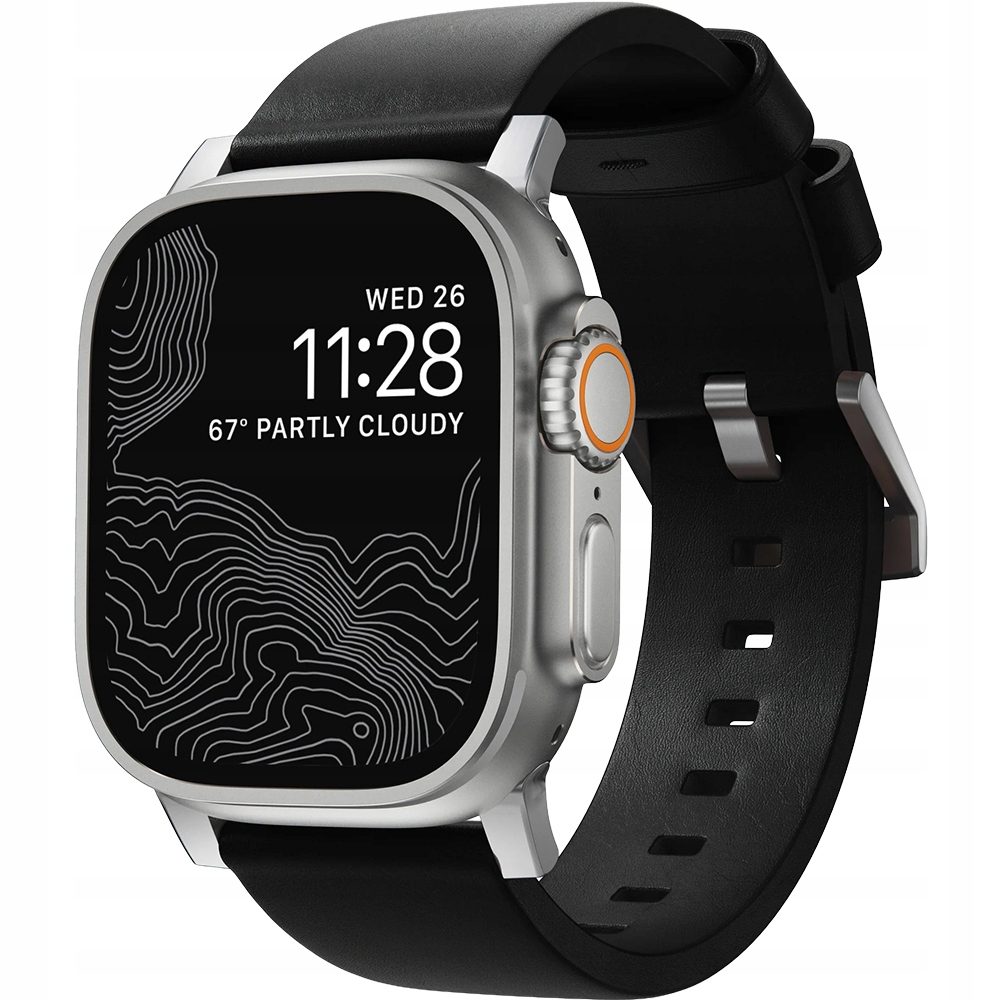 Nomad Modern Band – Elegancki pasek skórzany do Apple Watch