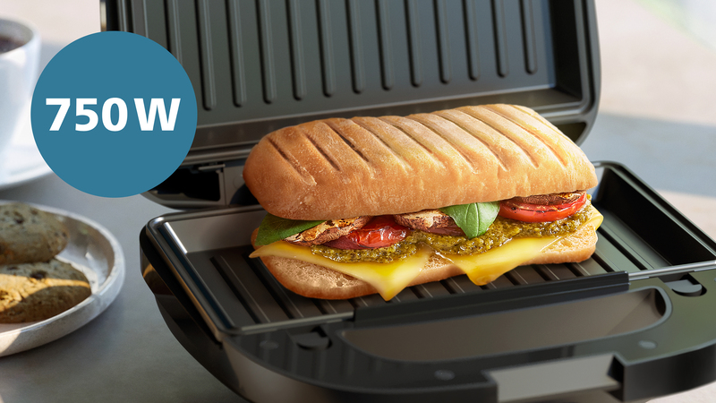 Opiekacz Philips HD2350/80 – Idealny do przygotowywania panini, kanapek i gofrów