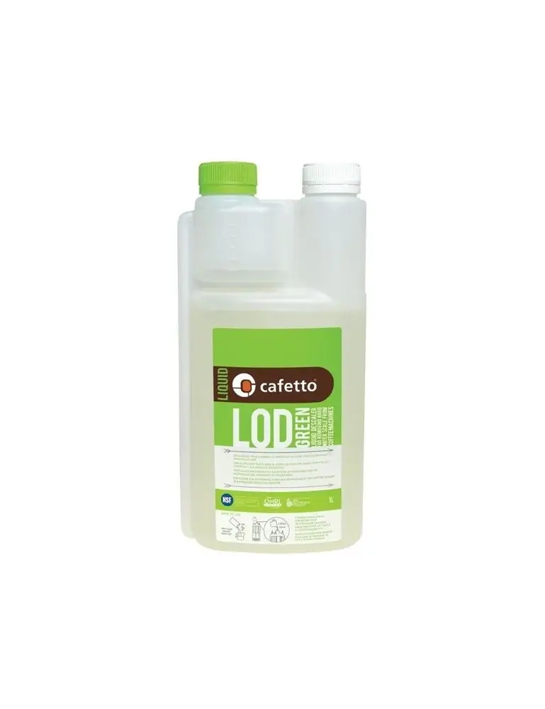 Cafetto - LOD Green Liquid Descaler – Skuteczny płyn do odkamieniania ekspresów