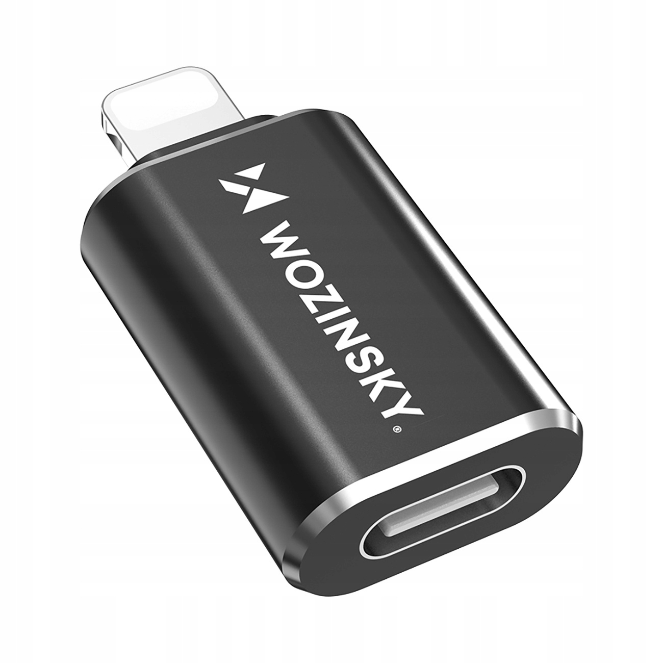 Adapter Wozinsky WALC-01 Lightning - USB-C - czarny – Wygodne połączenie dla Twojego urządzenia
