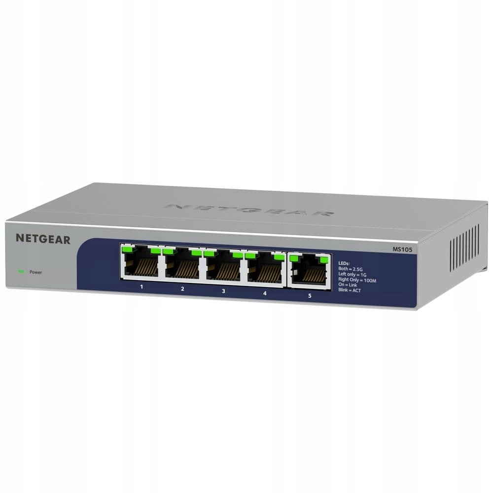 Switch NETGEAR MS105-100EUS – Wydajny przełącznik sieciowy z 5 portami