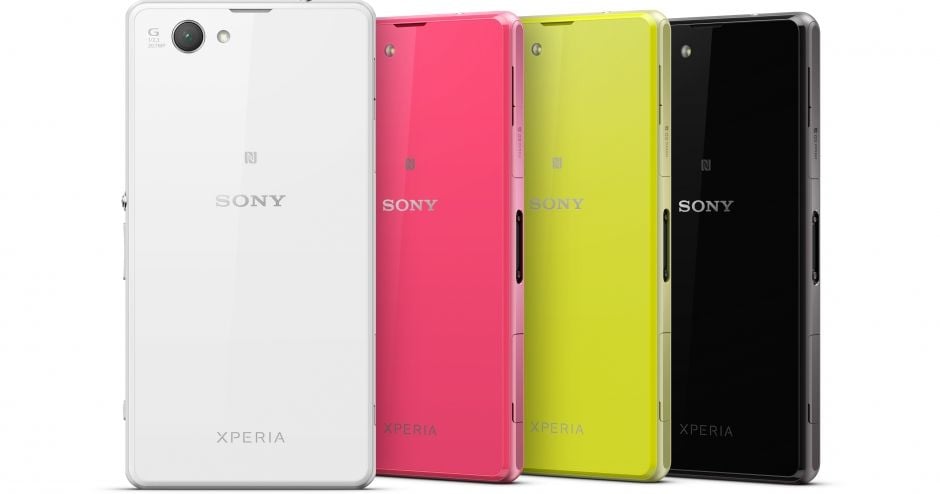 Ten telefon NFC firmy Sony jest dostępny w kilku żywych kolorach.