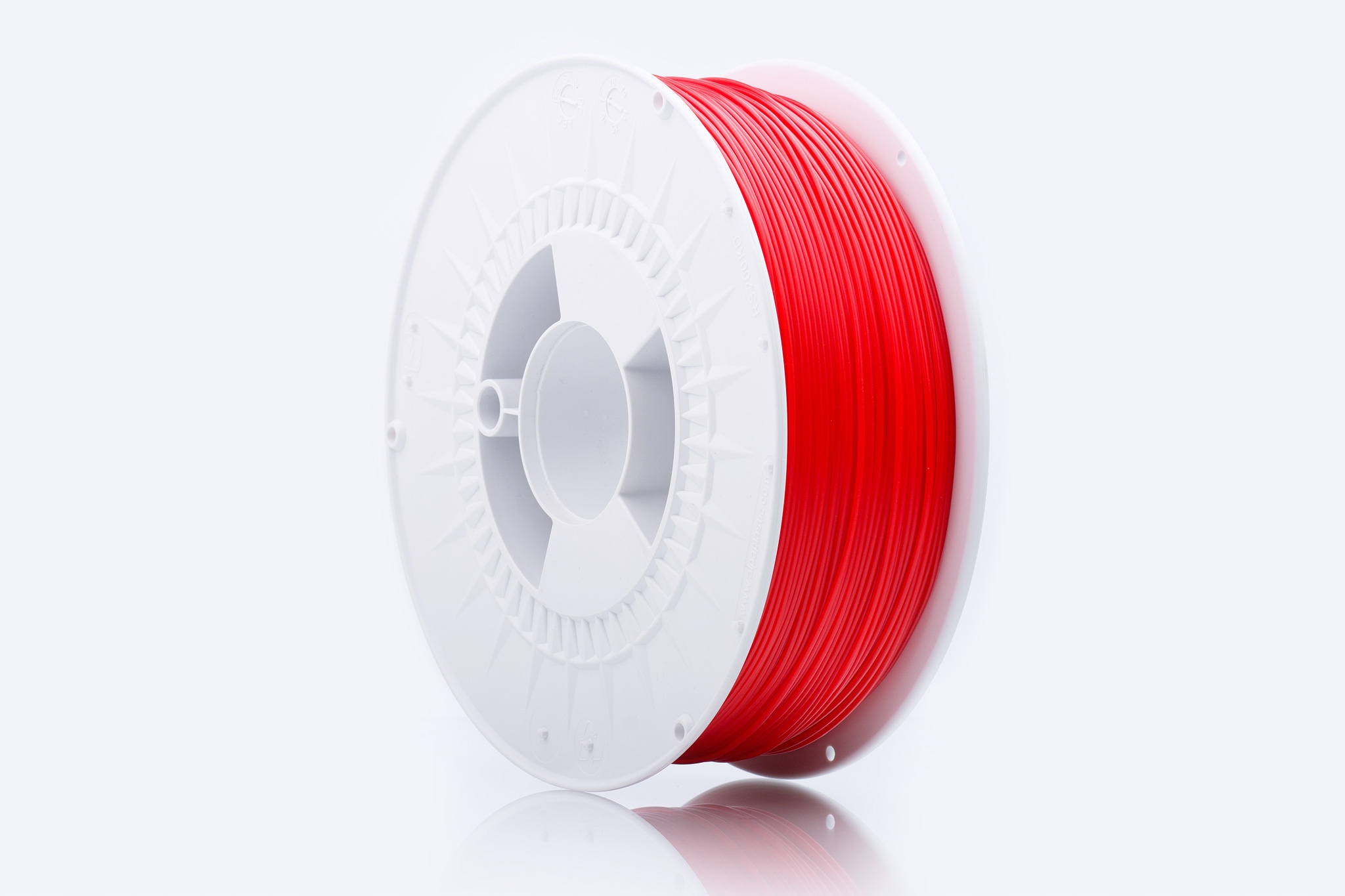Filament Print-Me EcoLine PLA 1,75mm 0,25kg - Neon Red – Ekologiczny wybór dla Twojej drukarki 3D
