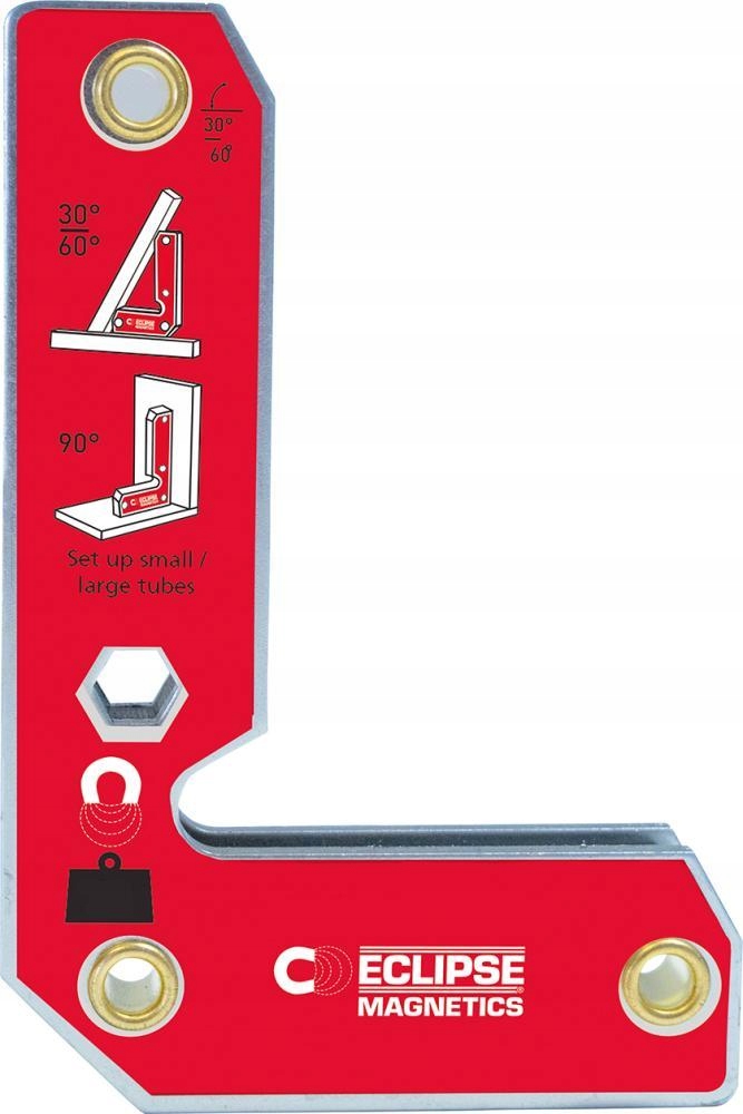 Regulowane kąty zacisków spawalniczych – 30°, 60° i 90°