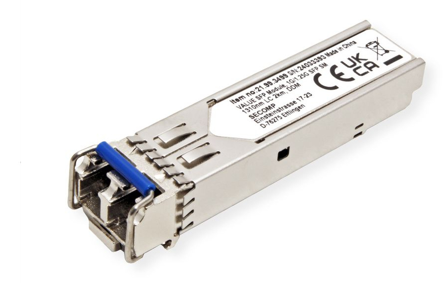 VALUE Moduł SFP (Mini-GBIC) LX/LC, 1G/1,25G – Idealne rozwiązanie dla sieci Gigabit Ethernet