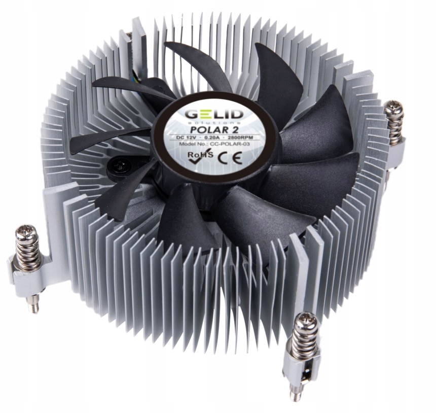 Gelid Polar 2 (CC-Polar-03) – Wydajne i ciche chłodzenie procesora