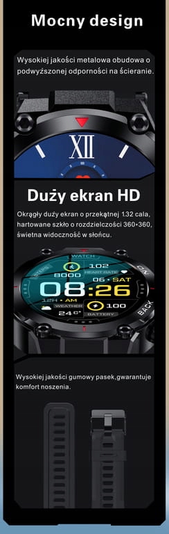 Wodoszczelność IP67 – gotowy na każdą przygodę