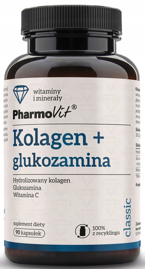 KOLAGEN + GLUKOZAMINA 90 KAPSUŁEK – Twoje wsparcie dla zdrowych stawów i skóry