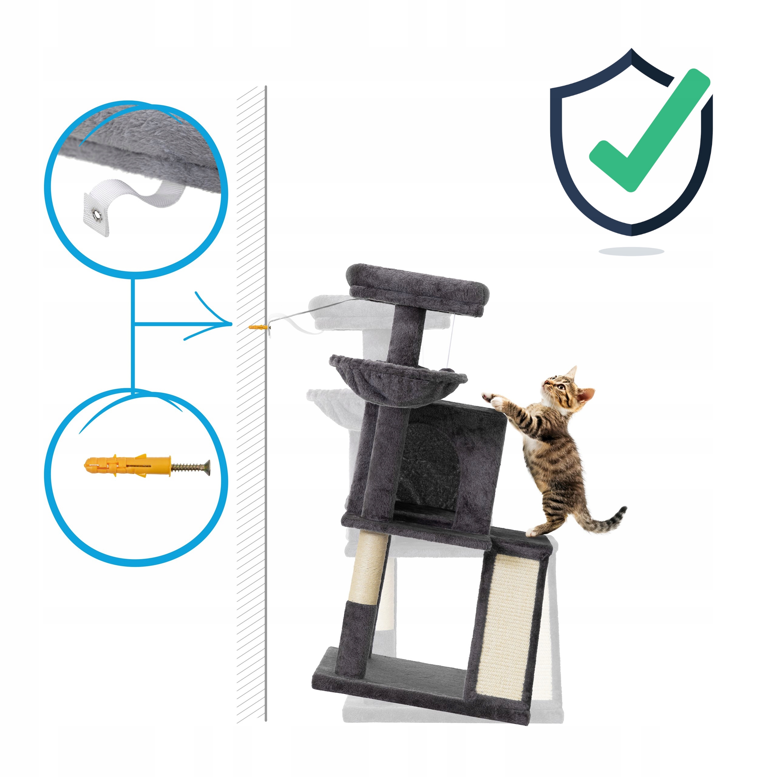 Łatwy montaż i stabilna konstrukcja