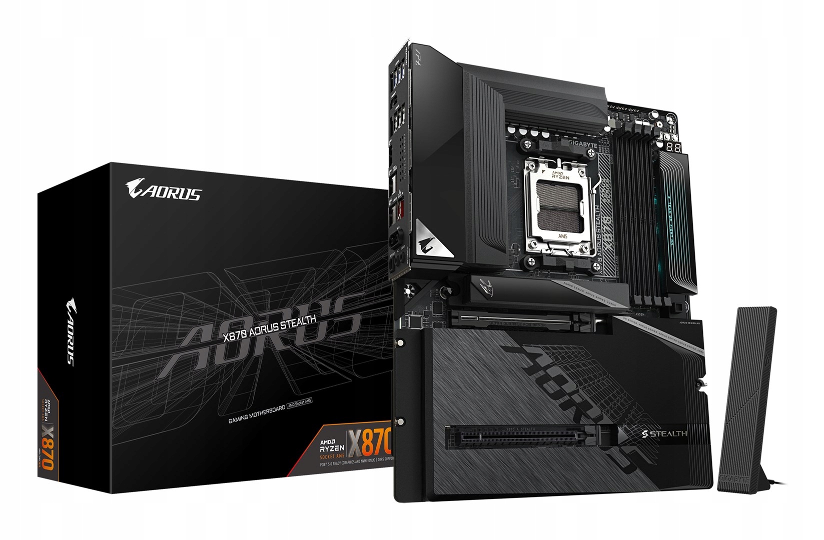 Płyta główna GIGABYTE X870 AORUS STEALTH – Wydajność i nowoczesność w jednym