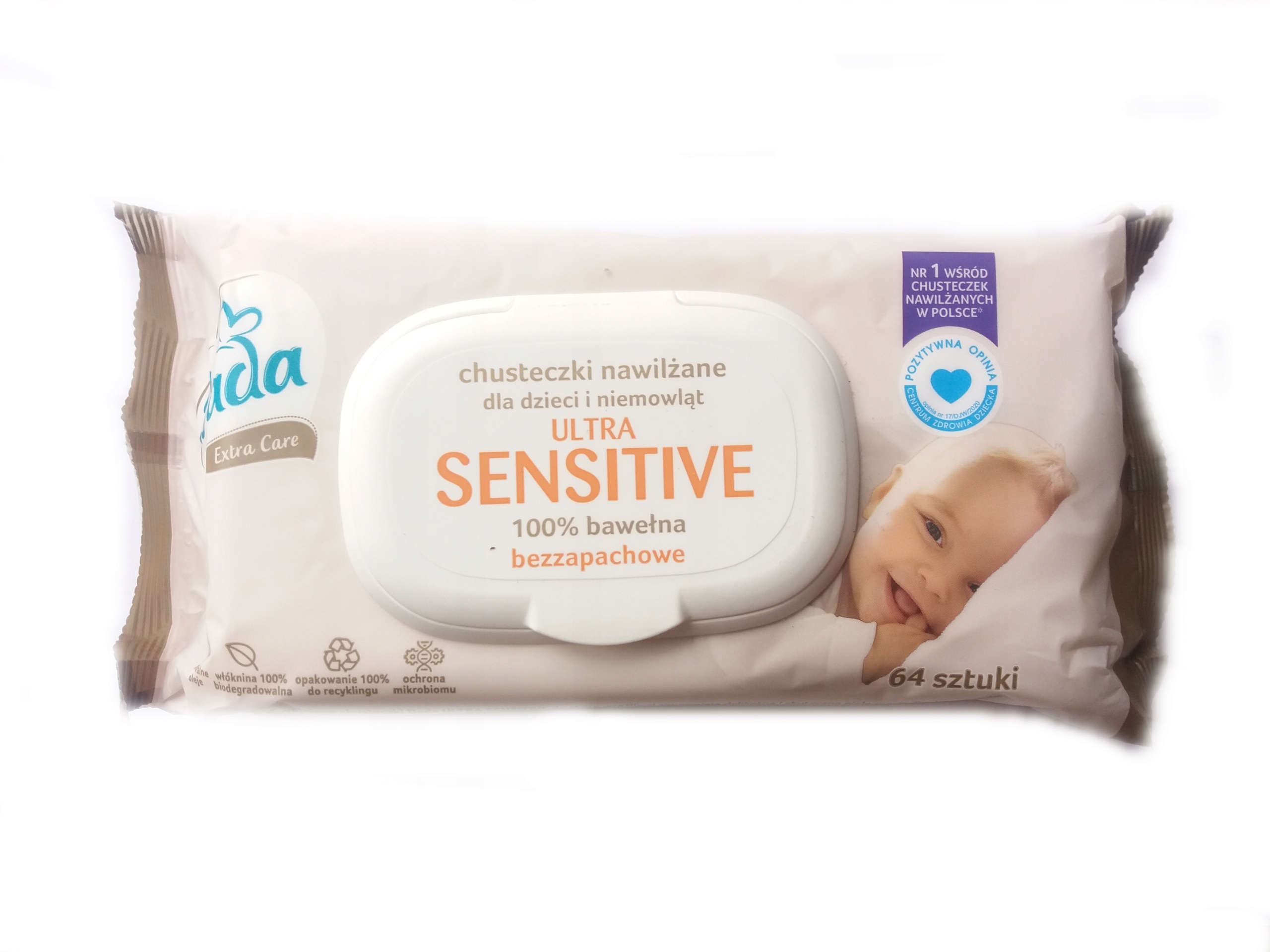 Chusteczki nawilżane Extra Care Sensitive – Delikatna pielęgnacja dla Twojego dziecka