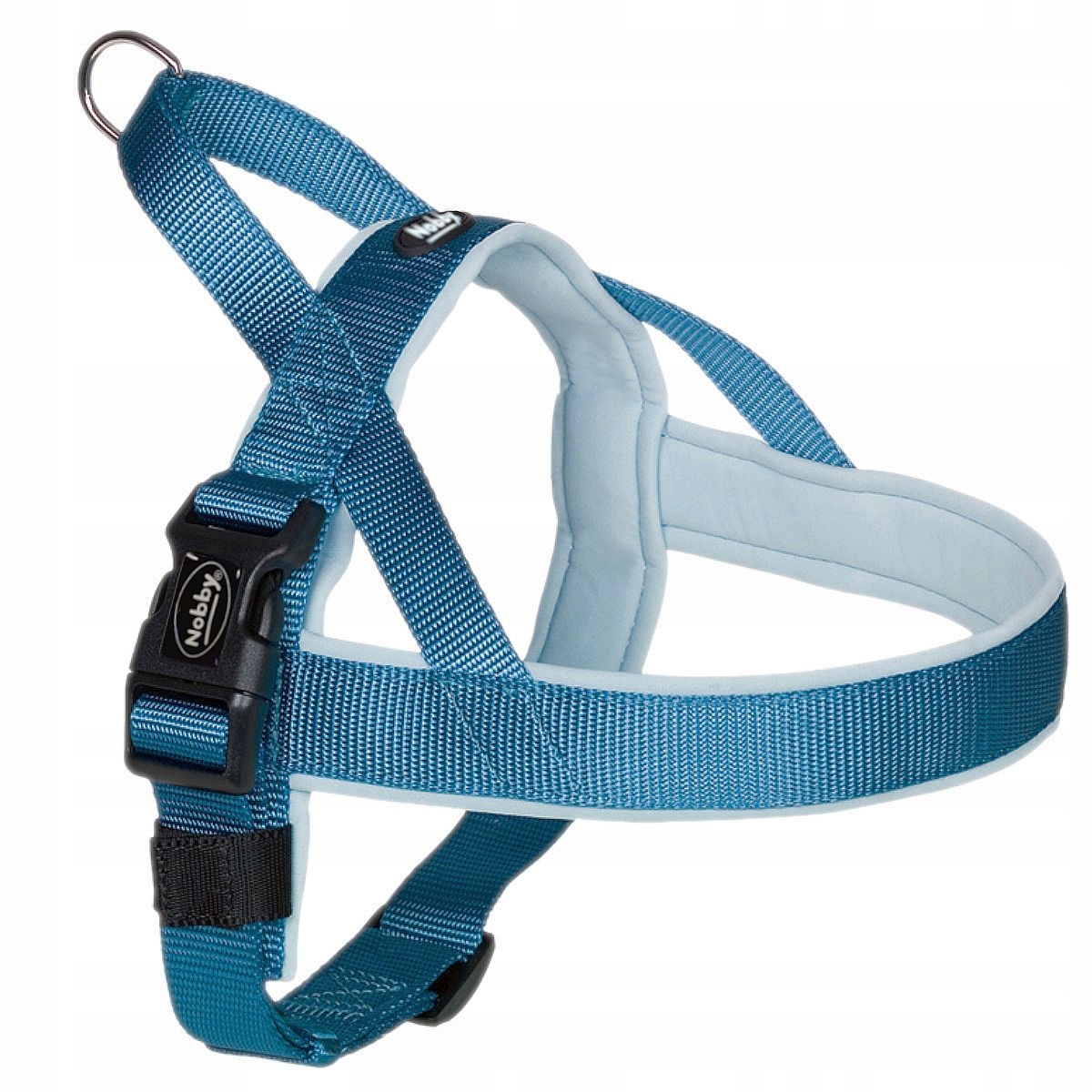 Kolor i rozmiar – Niebiesko-błękitne szelki o obwodzie 68-85 cm