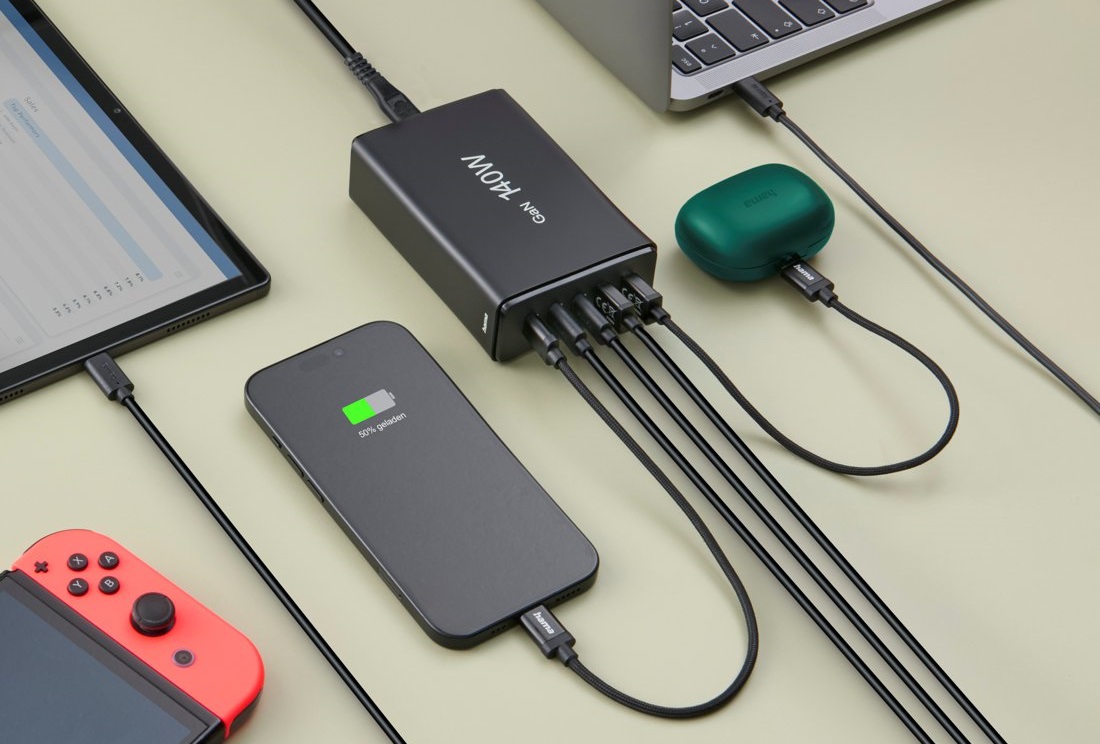 Stacja ładowania USB 140 W umożliwiająca jednoczesne ładowanie wielu urządzeń