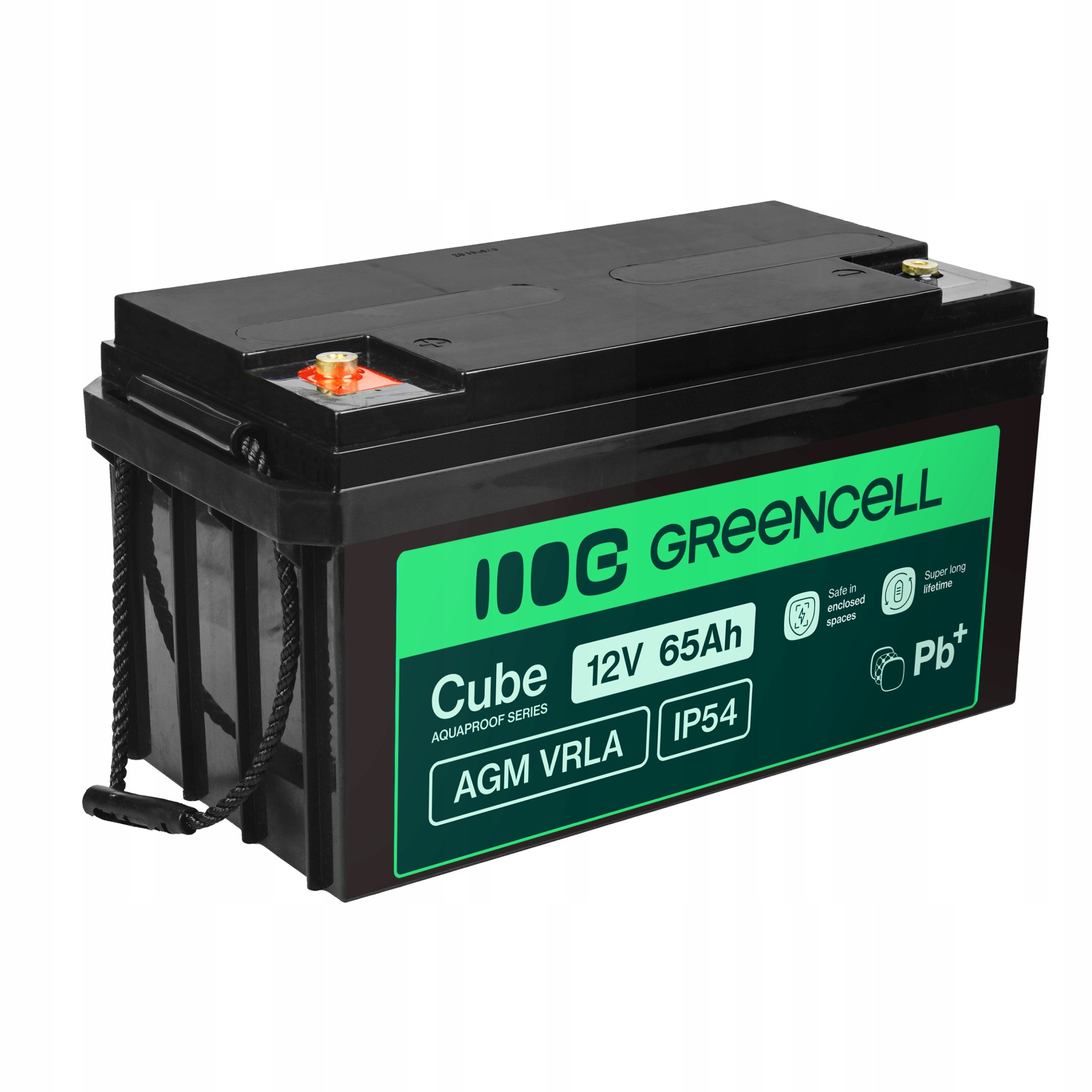 Akumulator AGM VRLA 12V 65Ah IP54 Green Cell – Niezawodne źródło energii