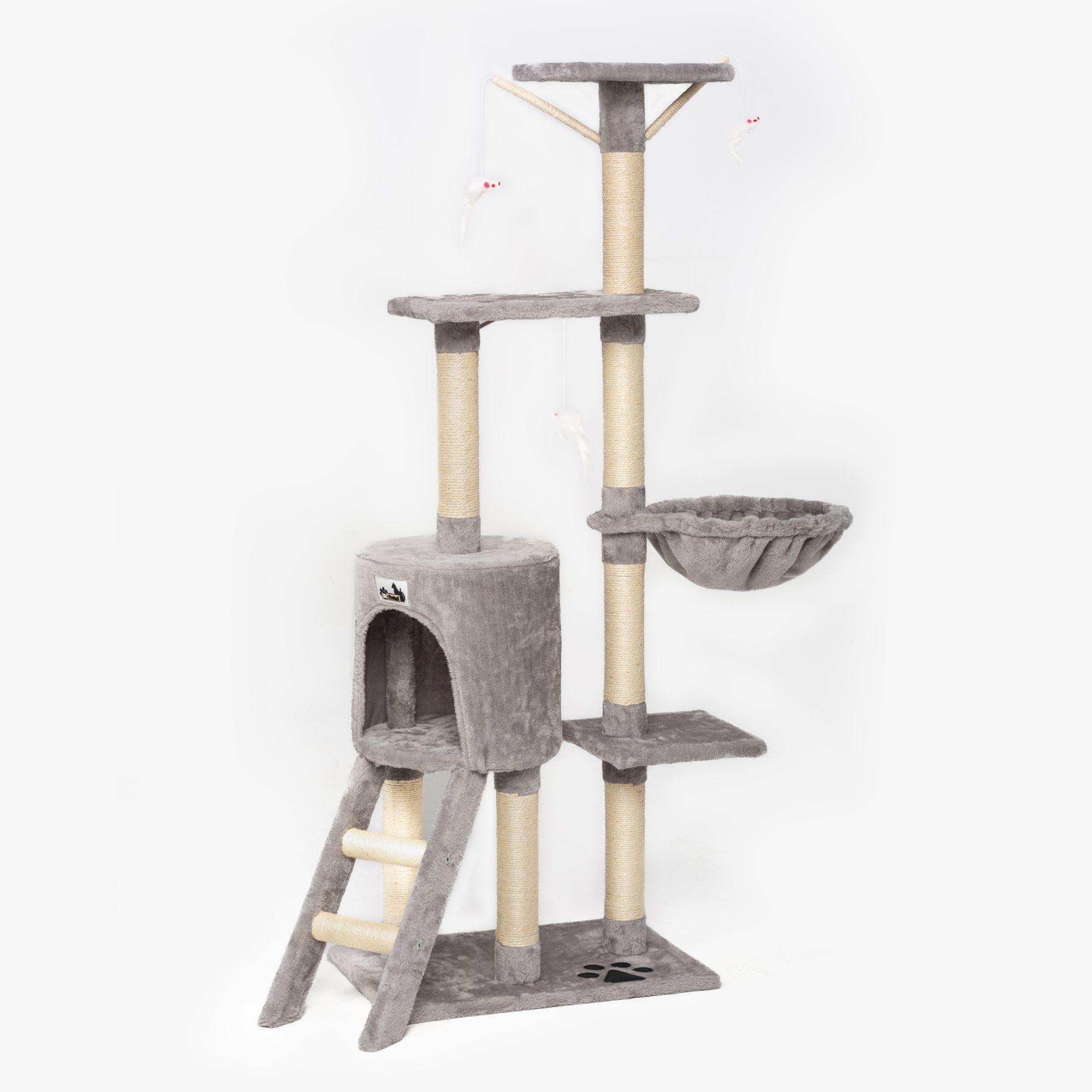 Mr. Pretzel Serval Cat Scratching Post 50x35x138cm – The perfect place for your pet