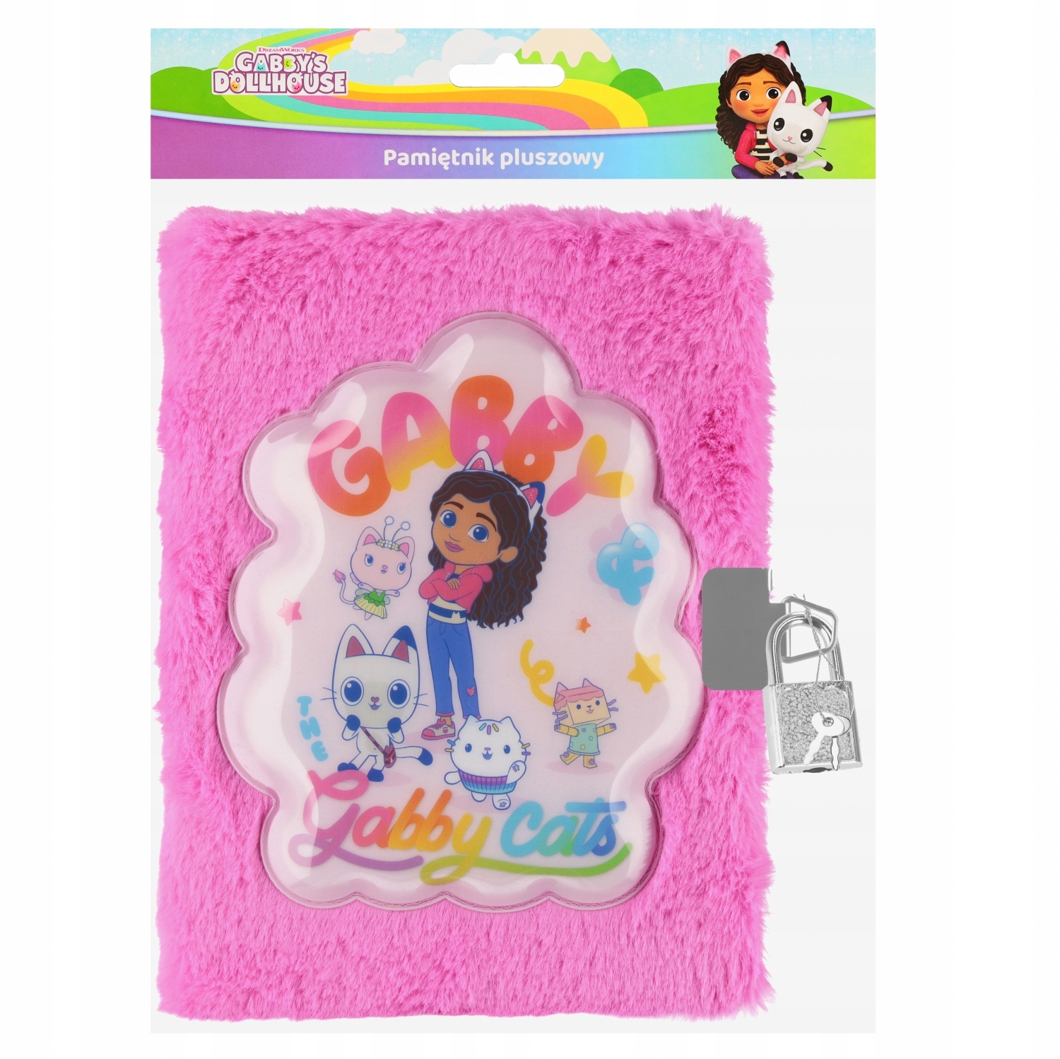 Pamiętnik Plusz Zam A5/80K Gabby S Dollhouse – Idealny dla małych marzycieli
