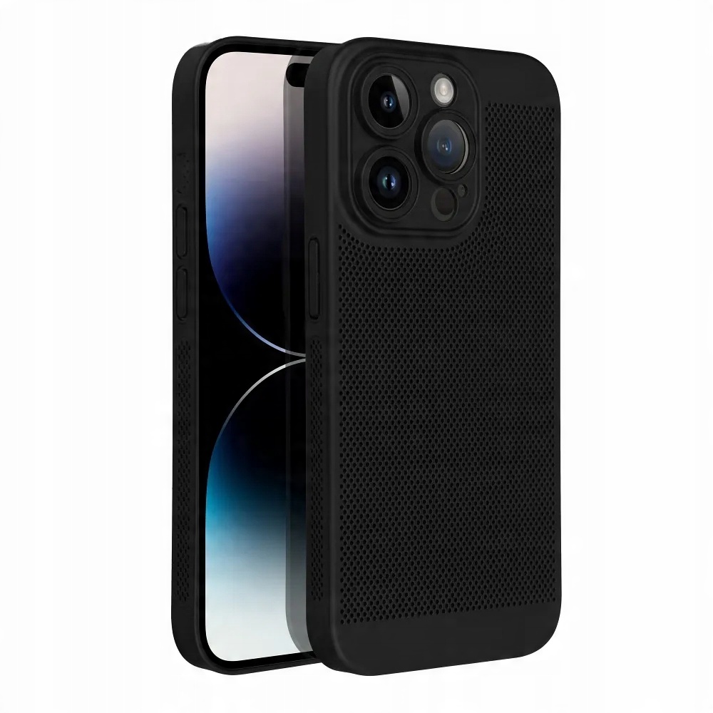 Futerał BREEZY do IPHONE 15 czarny – Ochrona i styl w jednym