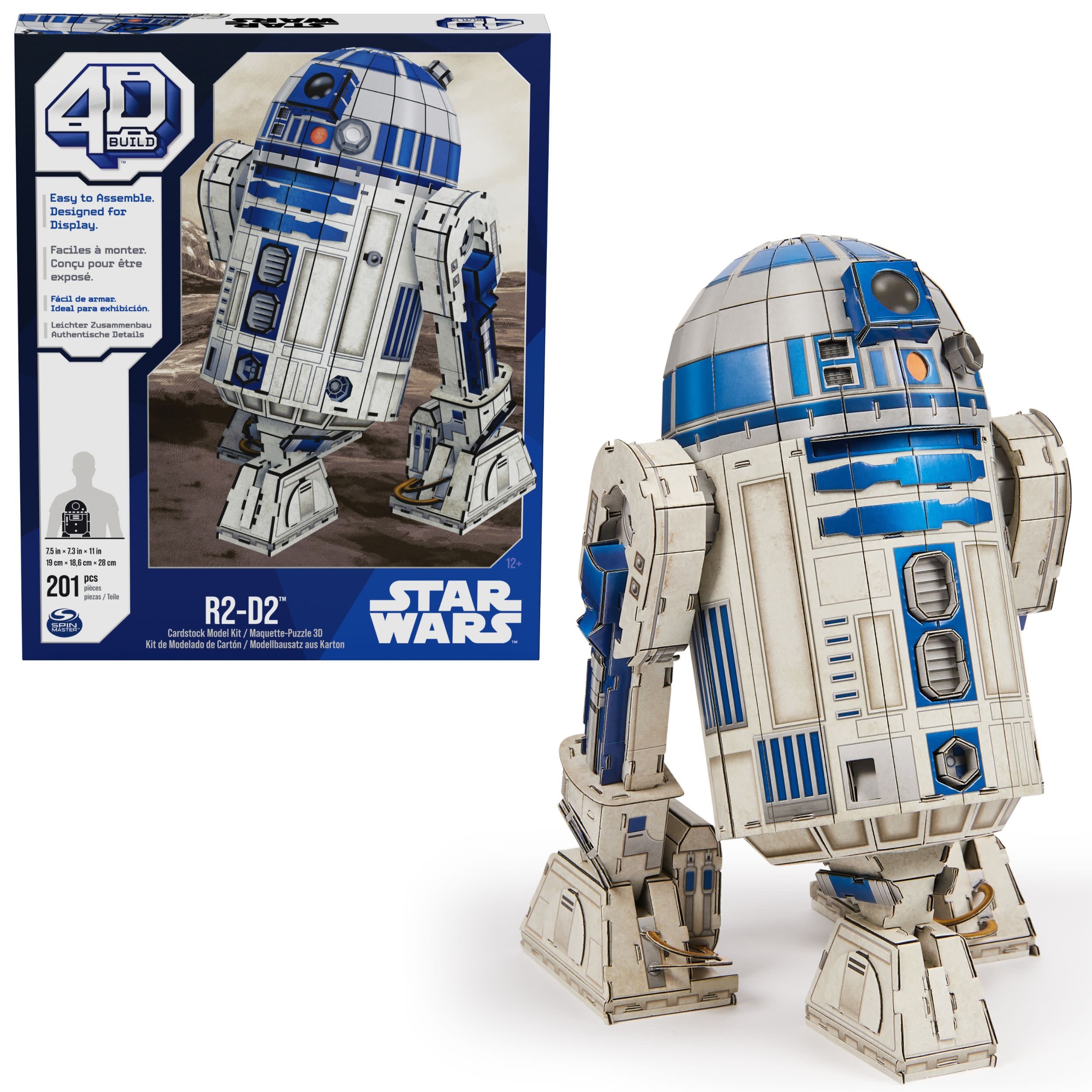 Marvel STAR WARS 4D Puzzle Robot R2D2 – Stwórz własnego R2-D2