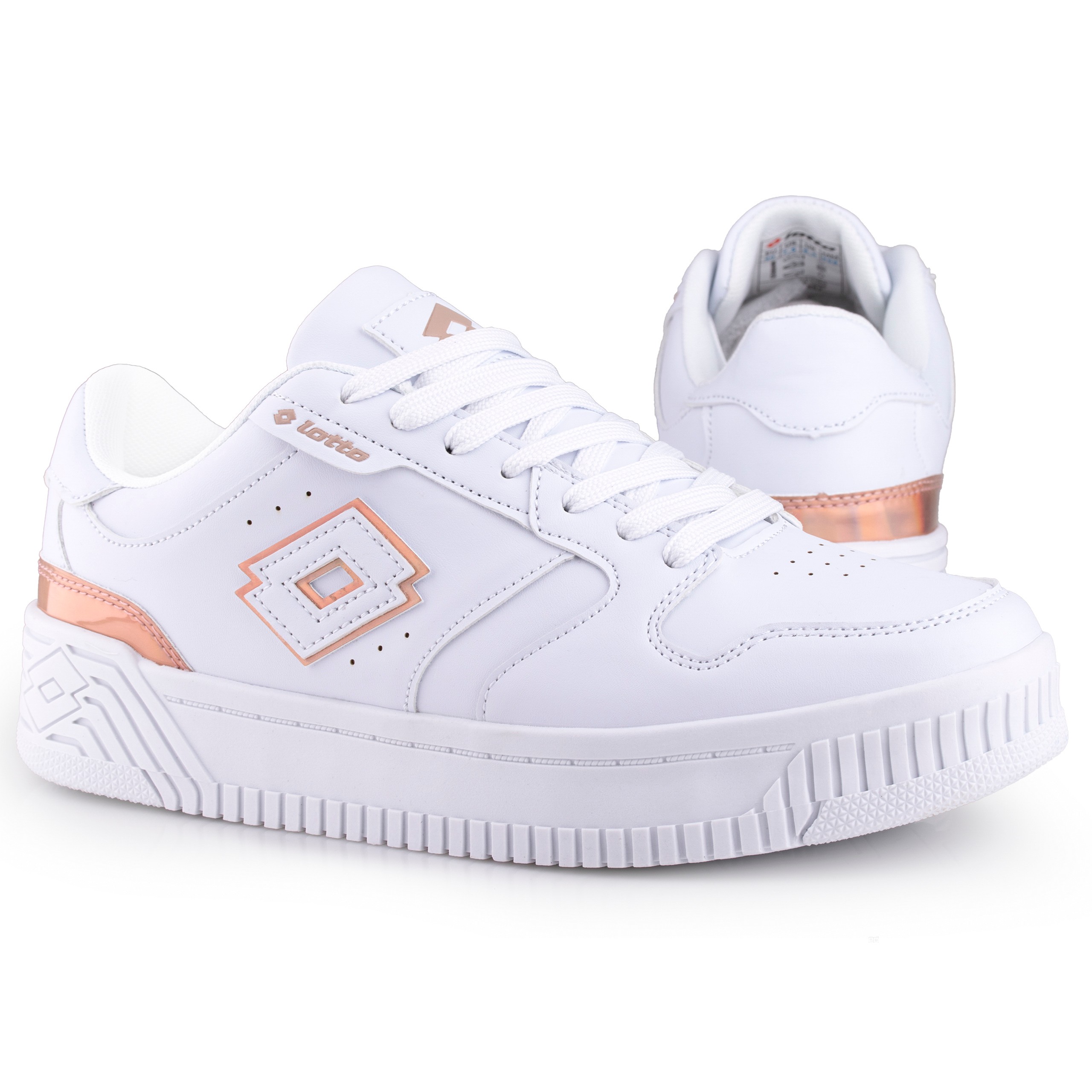 Lotto Scopi GC 2400040W-1086 – Damskie Buty Sneakers w Kolorze Białym