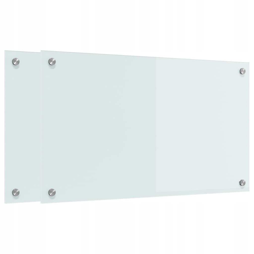 Przód kuchenny 2 pcs Biały 70 x 40 cm – Elegancja i funkcjonalność w Twojej kuchni