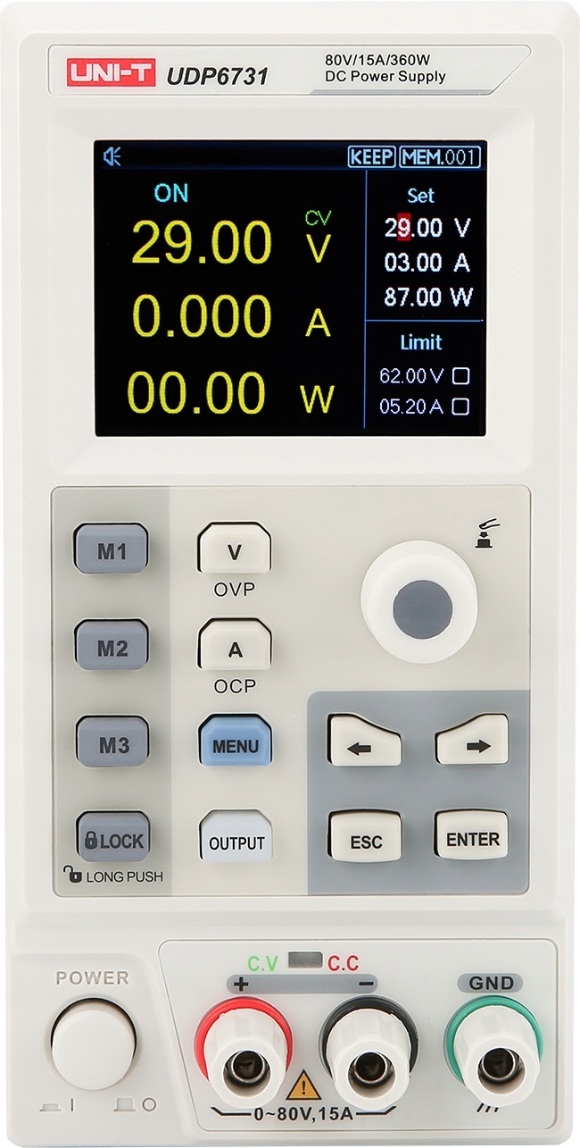 Laboratoryjny zasilacz UNI-T UDP6730 360W – Niezawodne źródło zasilania