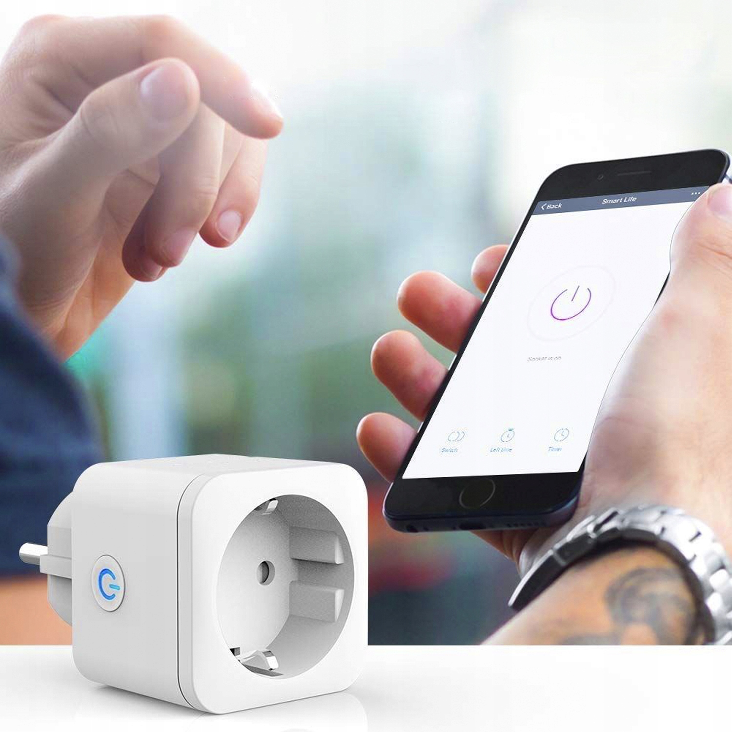 Programator czasowy INTELIGENTNE gniazdko smart WiFi TUYA Timer Watomierz – Nowoczesne rozwiązanie dla Twojego domu