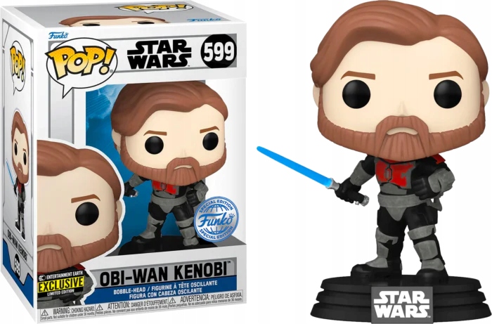 Funko POP Star Wars 599 Obi-Wan Kenobi Special Edition – Kolekcjonerska figurka dla fanów