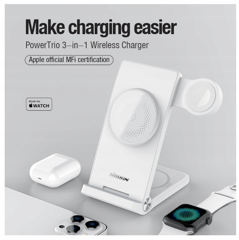 Wydajna stacja ładująca 3w1 z MagSafe