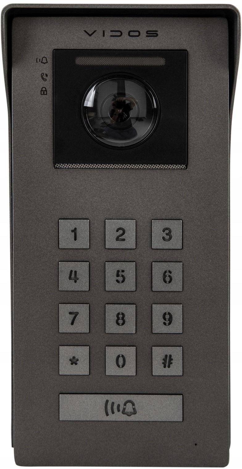 Panel zewnętrzny VIDOS 2IP S200 – Nowoczesny wideodomofon dla Twojego domu