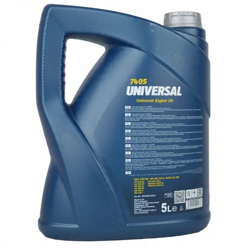 Normy i specyfikacje jakościowe Mannol Universal 15W/40