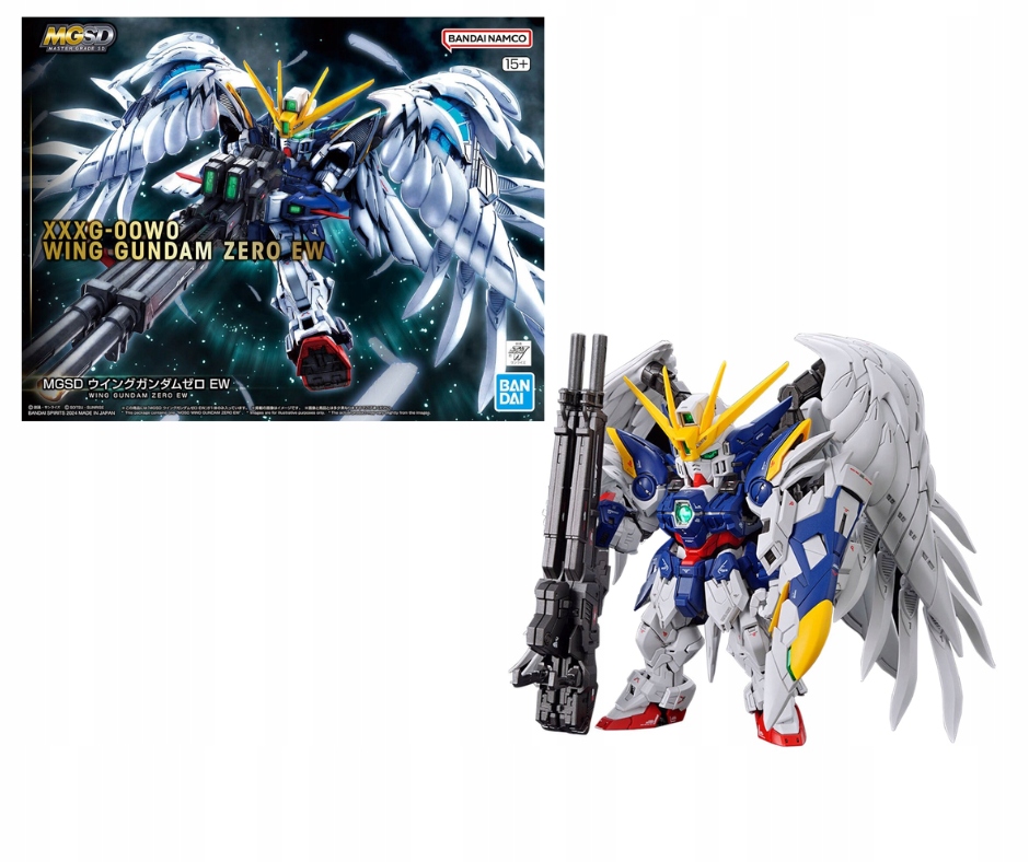 MGSD WING GUNDAM ZERO EW – Oryginalny model Gundam od Bandai