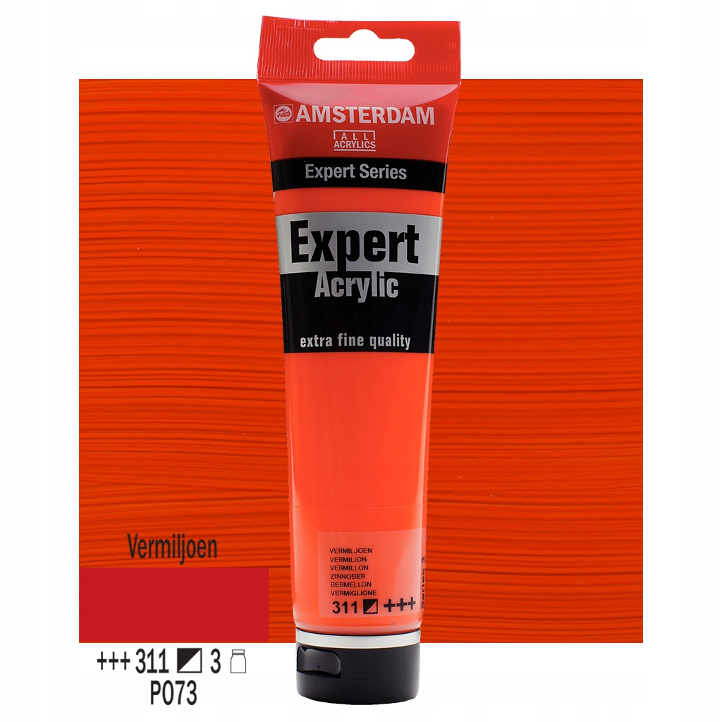 Amsterdam Expert Series Acrylic Tube Vermilion 311 – Idealne farby akrylowe dla każdego artysty