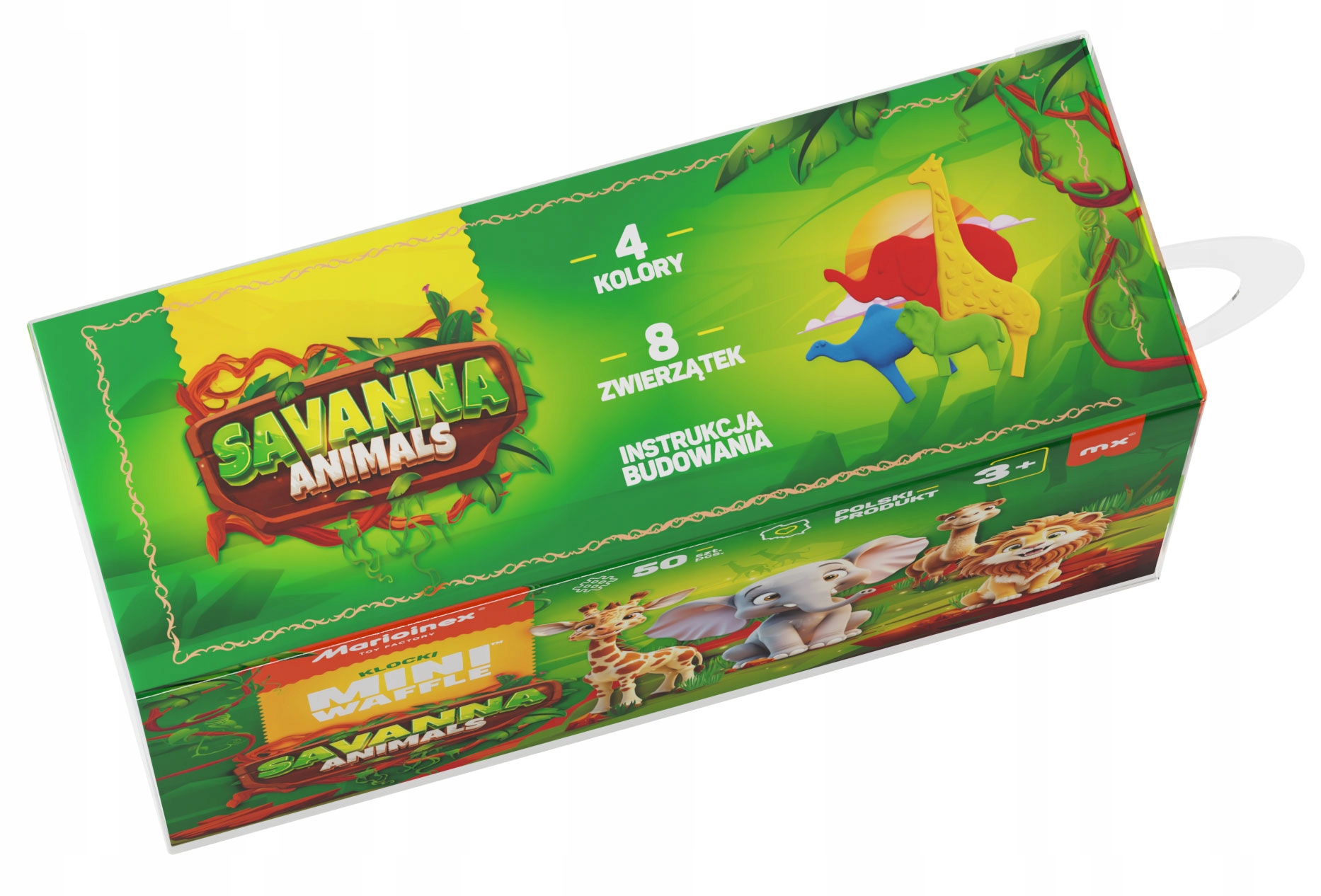 Edukacyjna zabawa z figurkami zwierząt