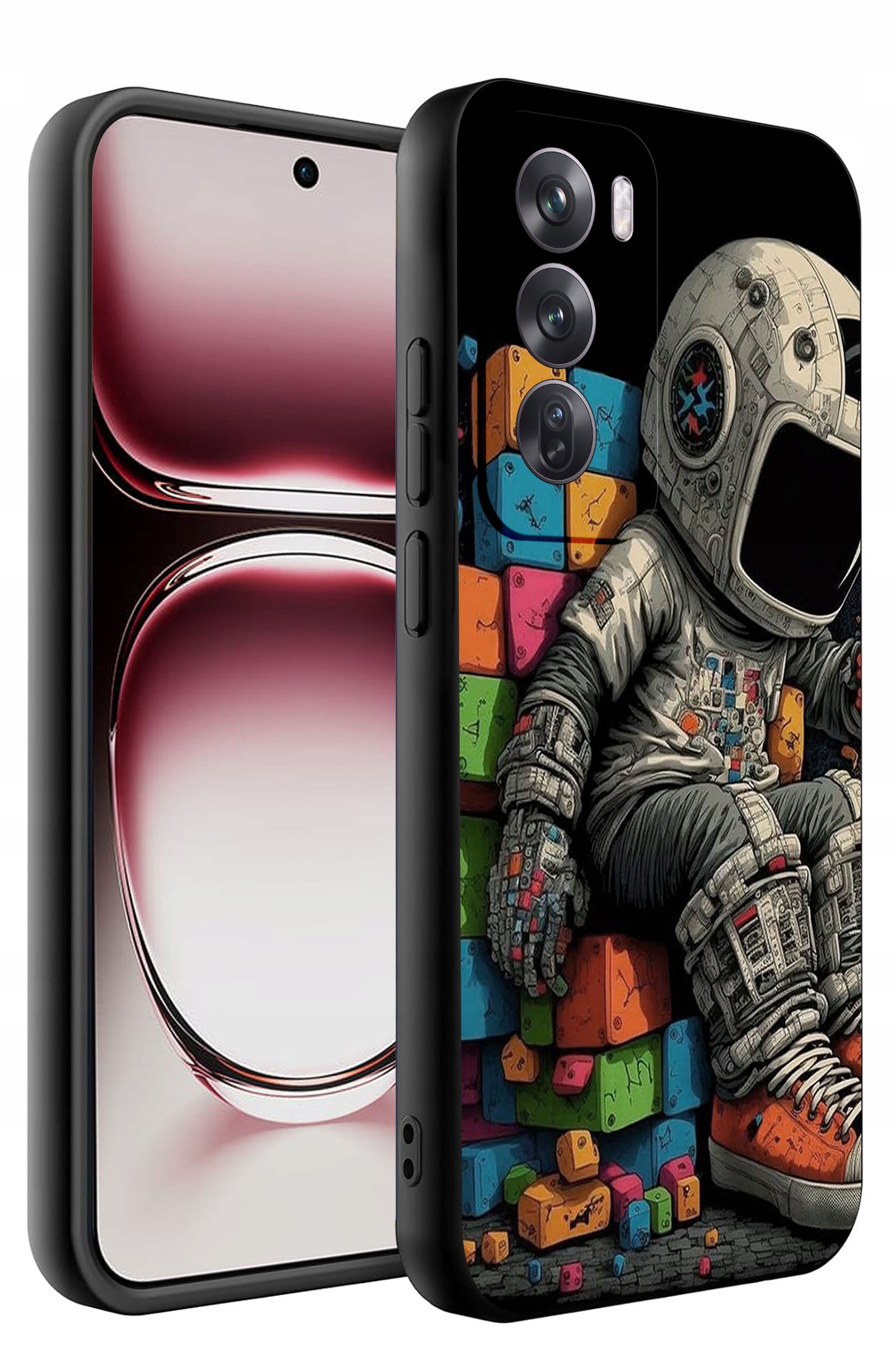 Etui silikonowe Matt Case do Oppo Reno 12 5G – Styl i ochrona w jednym