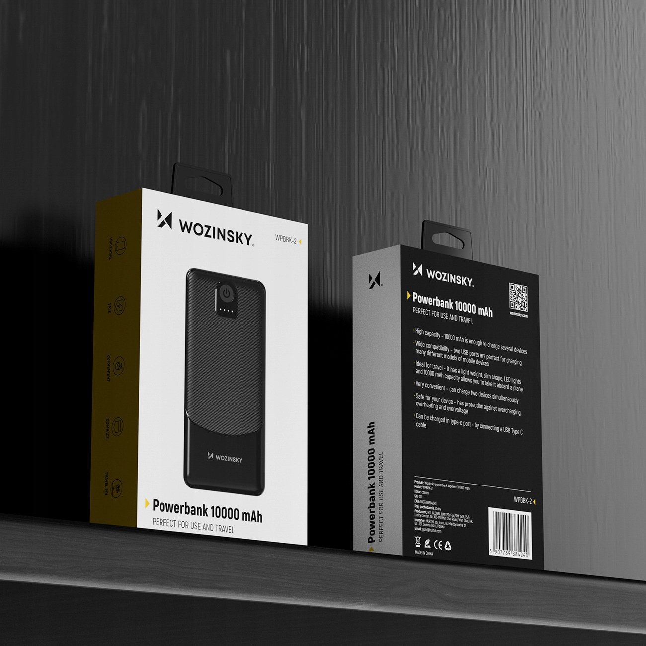 Dwa porty USB – Ładowanie wielu urządzeń jednocześnie