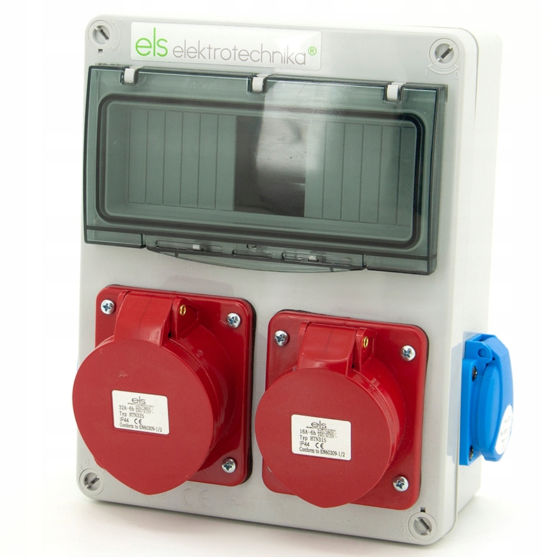 ELS Elektrotechnika Rozdzielnica budowlana 32A/5 + 16A/5 + 2*GS 230V – Niezawodne zasilanie w Twoim domu