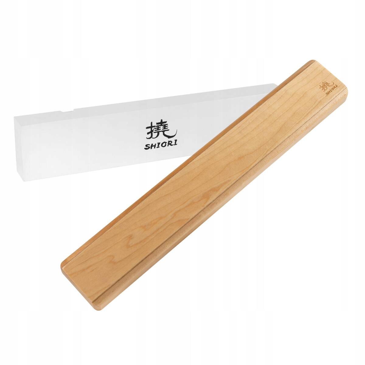 Shiori Hangu Suru listwa magnetyczna na noże z drewna klonowego – Elegancja i funkcjonalność w Twojej kuchni