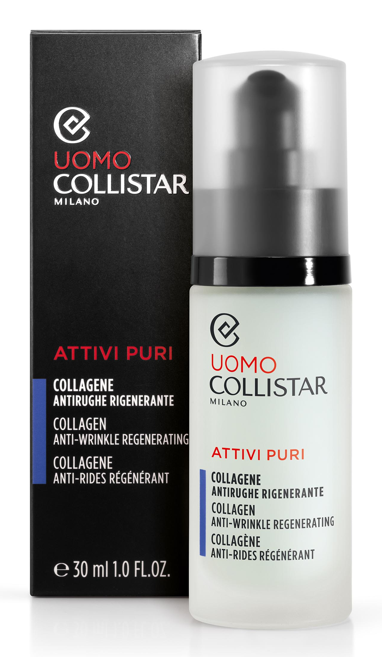 Collistar COLLISTAR MAN COLLAGEN ANTI-WRINKLE REGENERATING 30ML – Innowacyjny krem przeciwzmarszczkowy dla mężczyzn