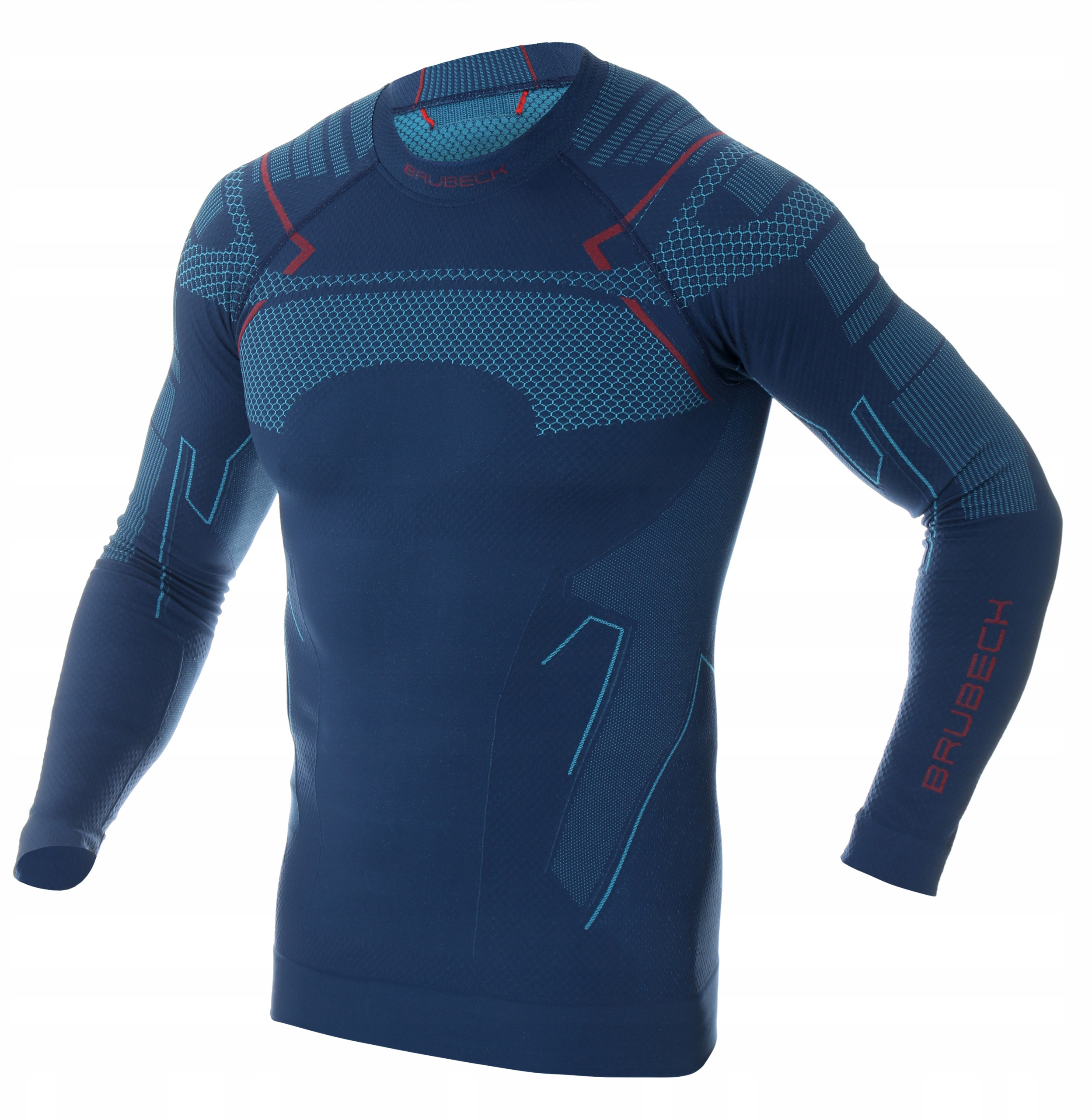 Brubeck LS13040A – Męska bluza termoaktywna THERMO jeansowy XXL