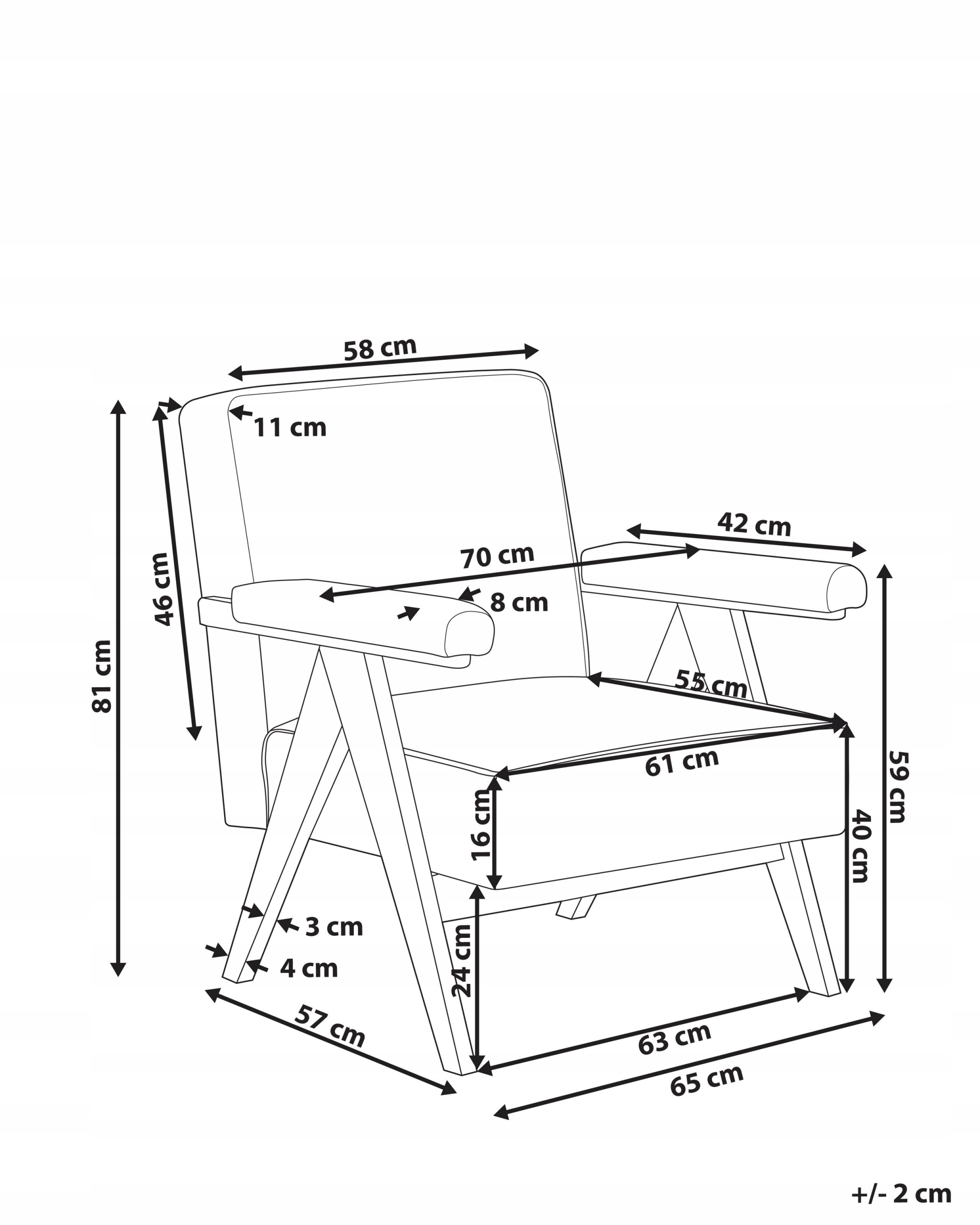 Komfortowe siedzisko z grubą tapicerką