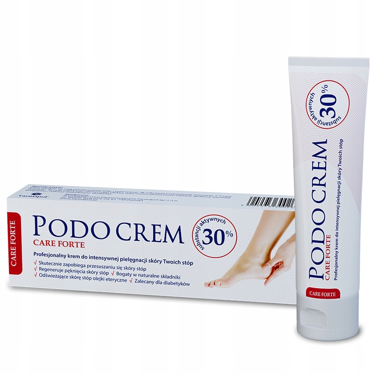 PODOCREM Care Forte – Intensywna pielęgnacja stóp w tubce 30 g