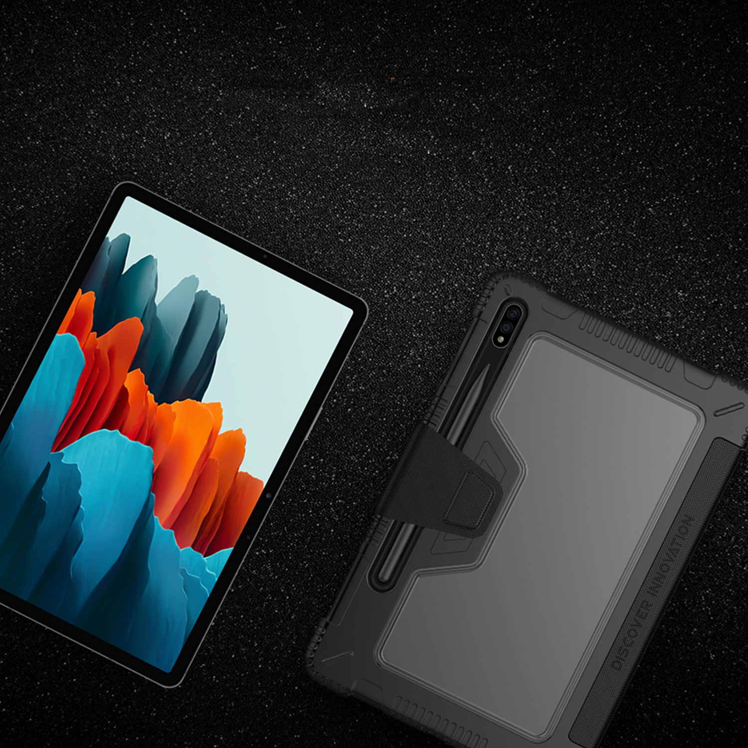 Etui Nillkin Bumper dla Samsung Galaxy Tab S7 - Transparentne plecki