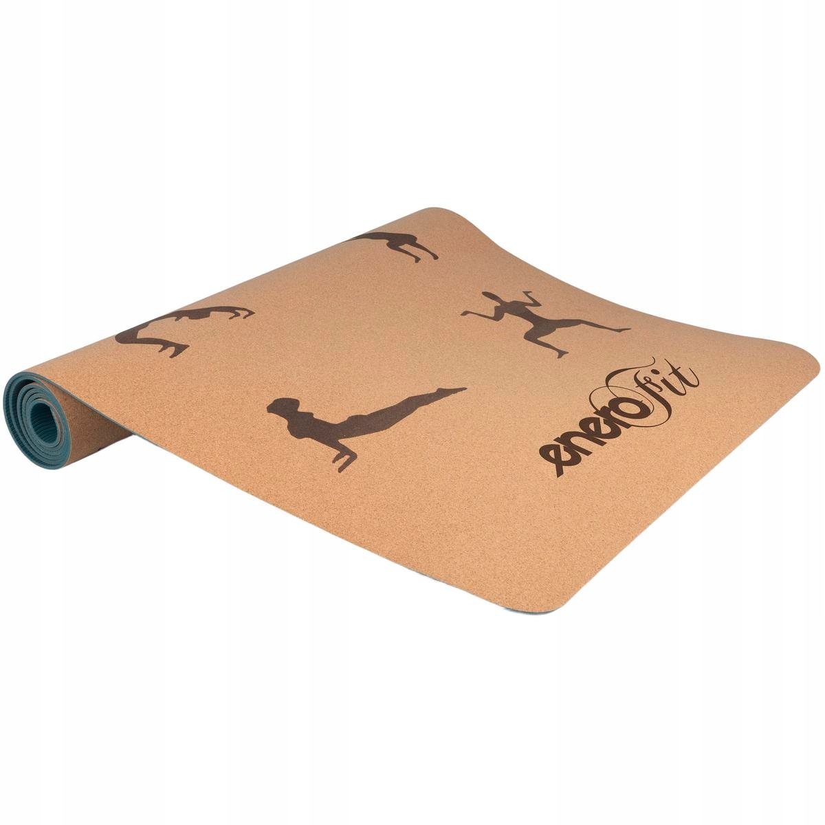 Korkowa Mata do Ćwiczeń Jogi 183x61x0.4CM ENERO FIT – Naturalny wybór dla Twojej praktyki