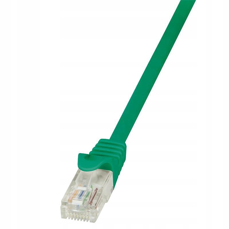 Patchcord LogiLink CP2035U CAT.6 U/UTP 1m, zielony* – Doskonałe rozwiązanie dla sieci